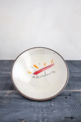 Abundance Hand Painted Ceramic Pasta Bowl