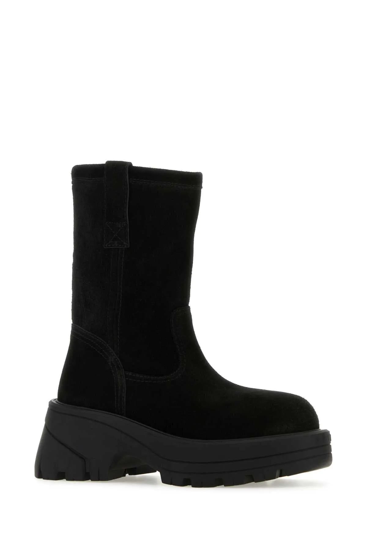 Alyx Black Suede Ankle Boots