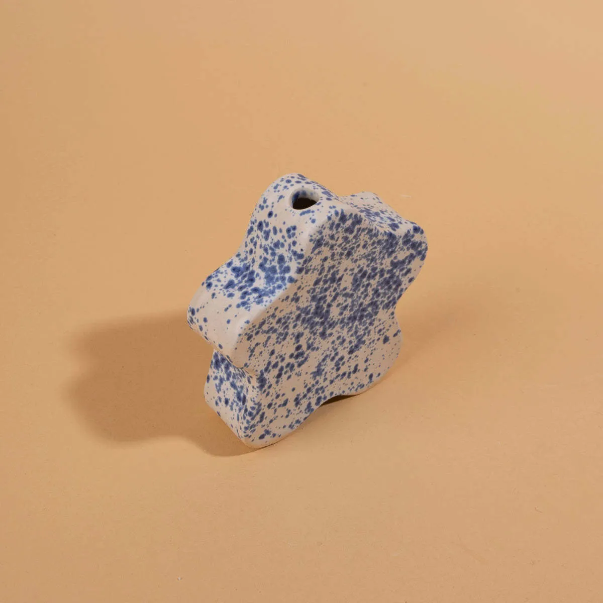 Billie Bud Vase - Speckled Blue