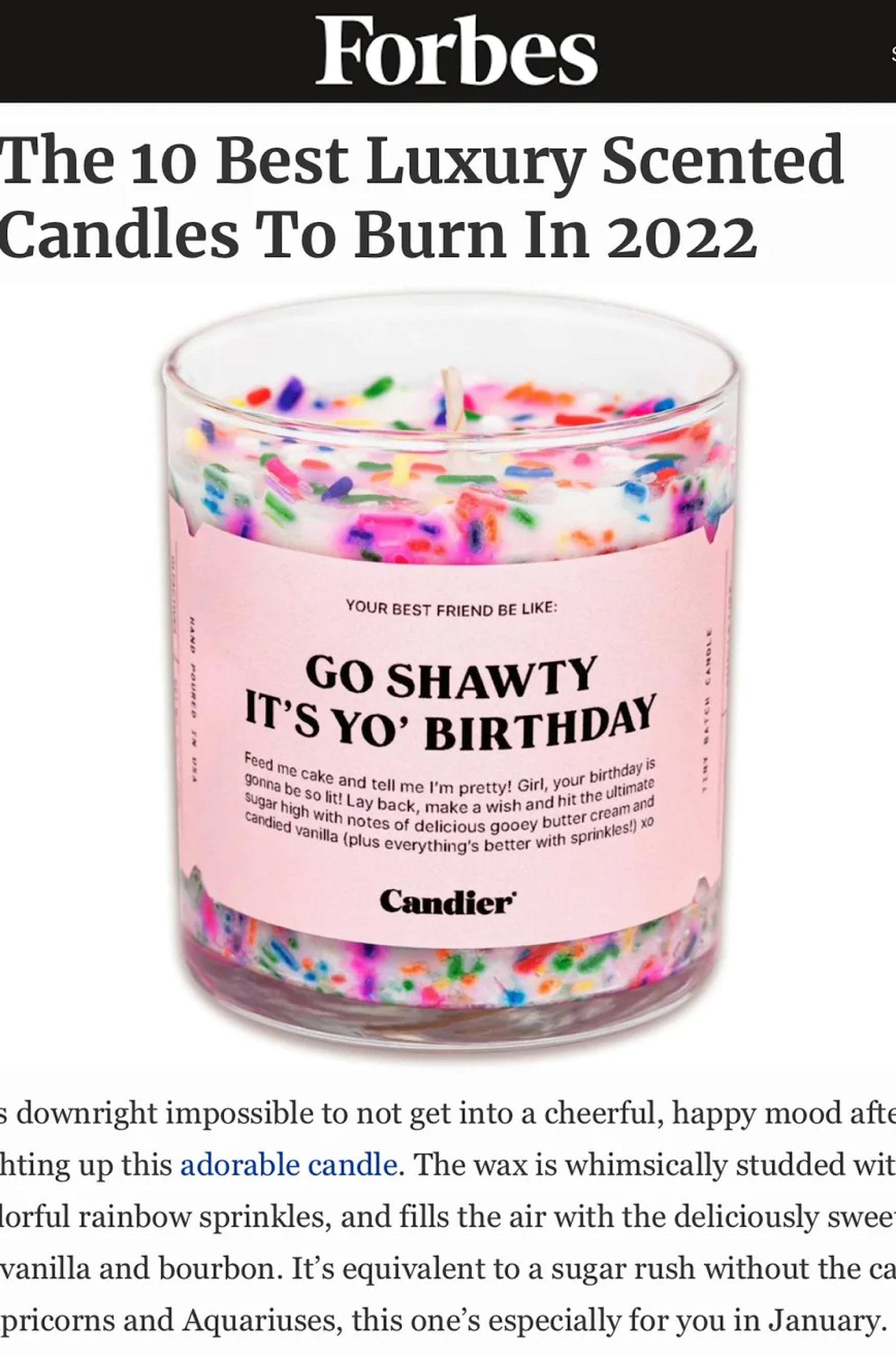 Birthday Cake Candle