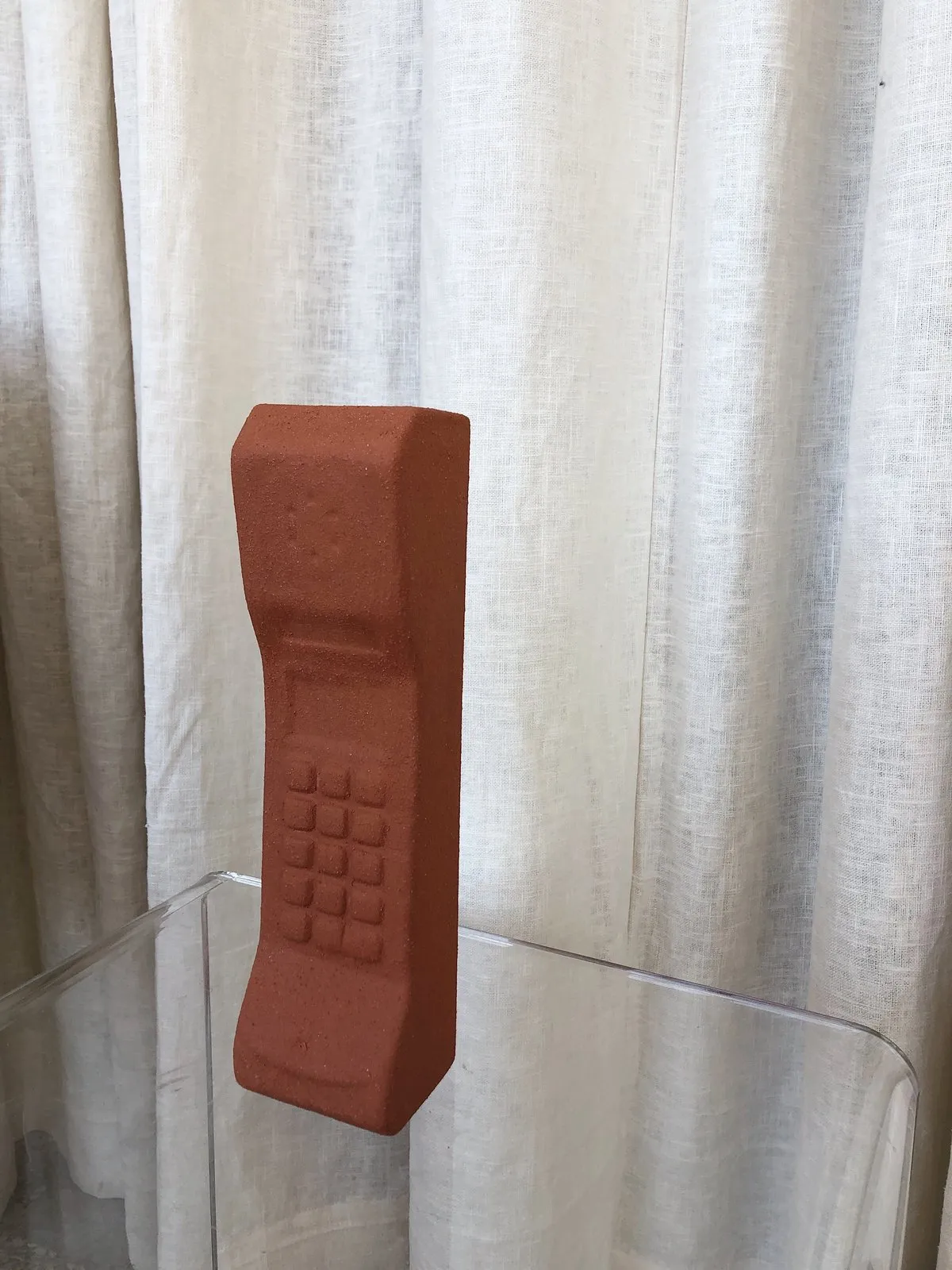 BRICK PHONE VASE - TERRA COTTA