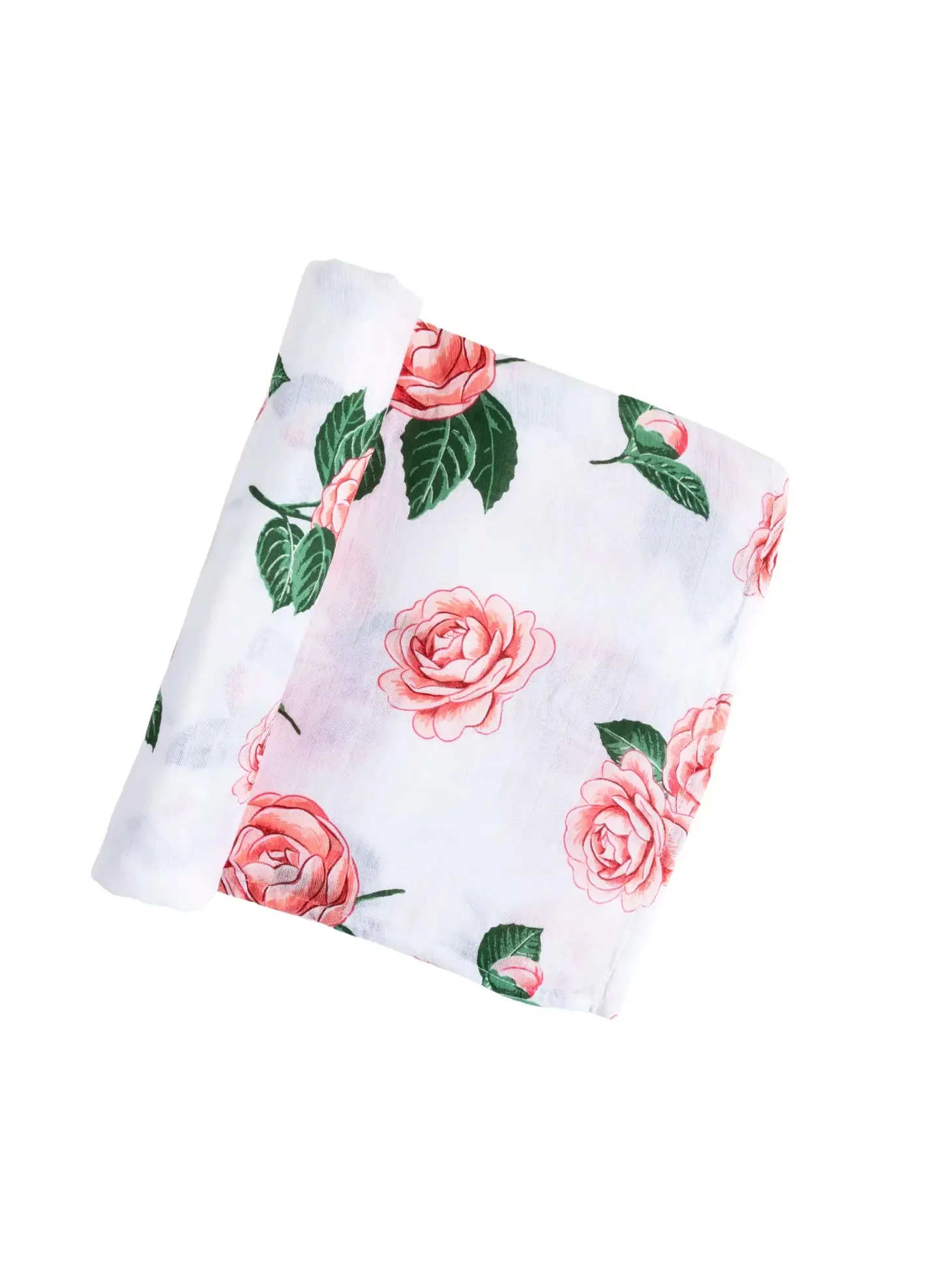 Camellia Baby 2-in-1 Burp Cloth And Bib (Floral)