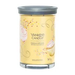 Candela profumata YANKEE CANDLE - Vanilla Cupcake - tumbler Signature - Yankee Candle - Giare grandi - Candele profumate - Tempu