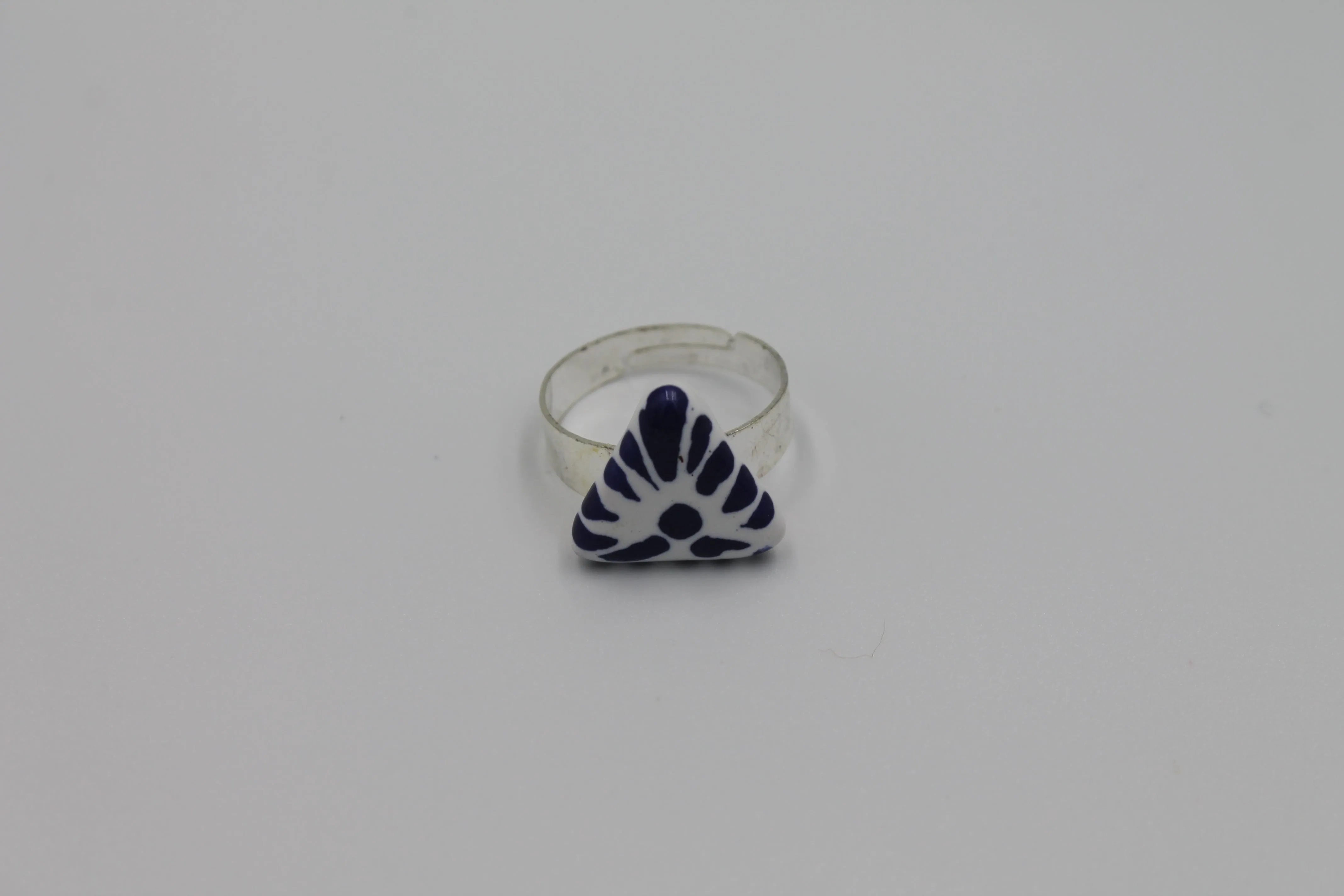 Ceramic Triangle Ring