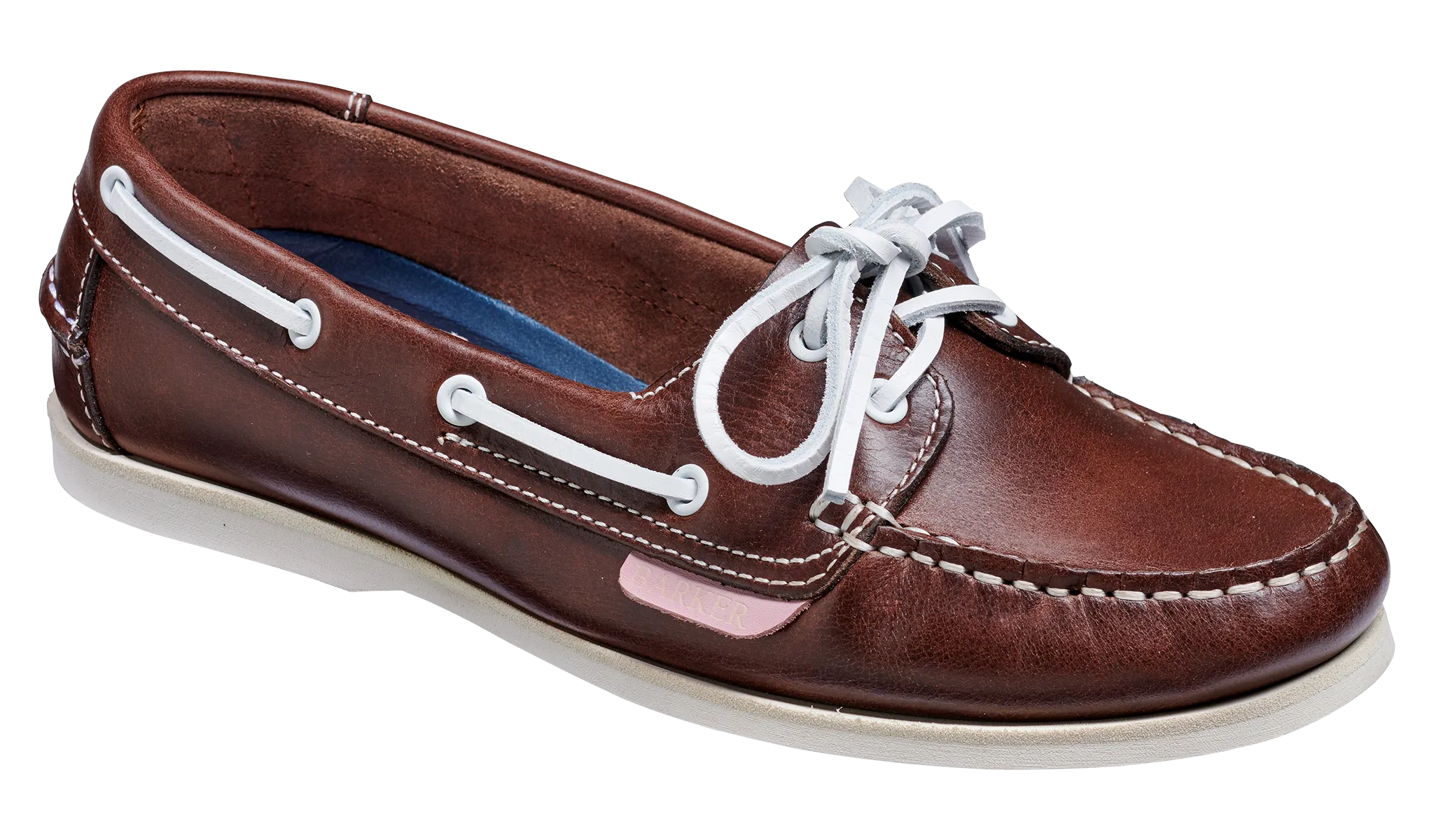 Cleo - Brown Calf Ladies Boat Shoes