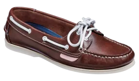 Cleo - Brown Calf Ladies Boat Shoes