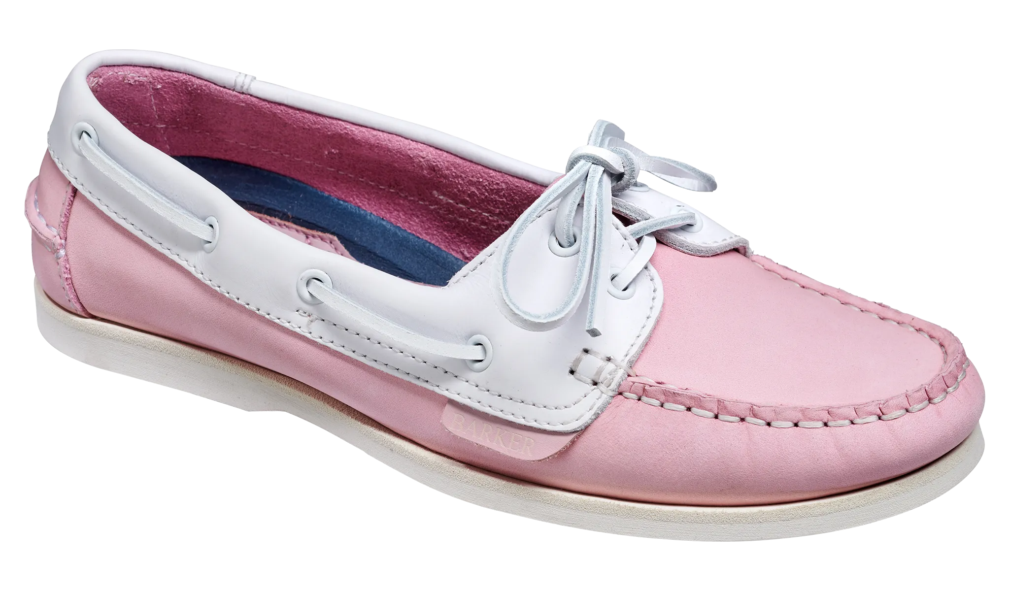 Cleo - Pink Calf Ladies Boat Shoes