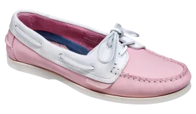 Cleo - Pink Calf Ladies Boat Shoes