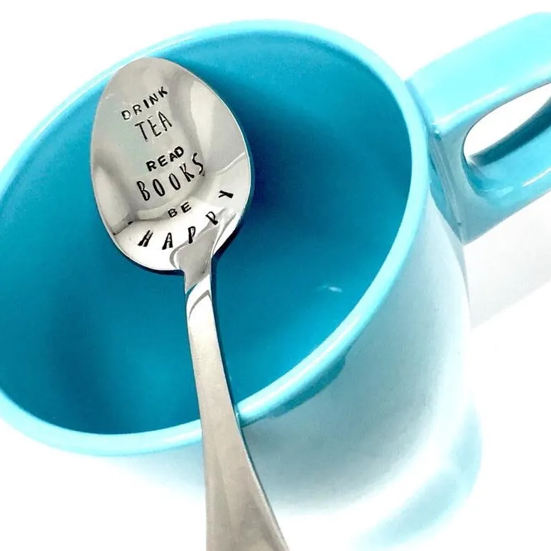 Custom Hand Stamped Spoon - Your Choice!