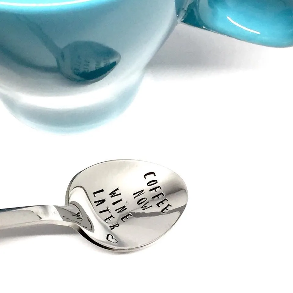 Custom Hand Stamped Spoon - Your Choice!