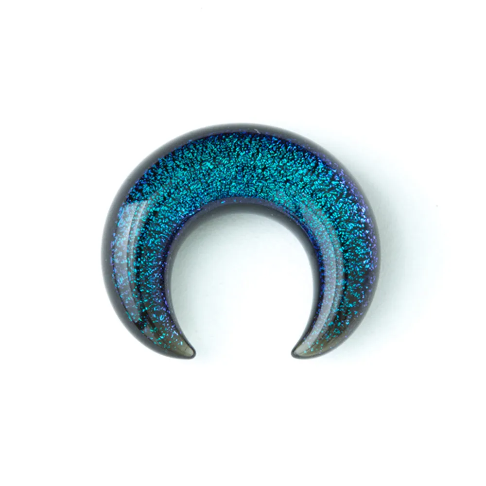 Dichroic Glass Septum Pincher - Aqua