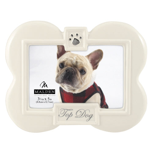 Dog Ceramic 3X5 Pet Photo Frame