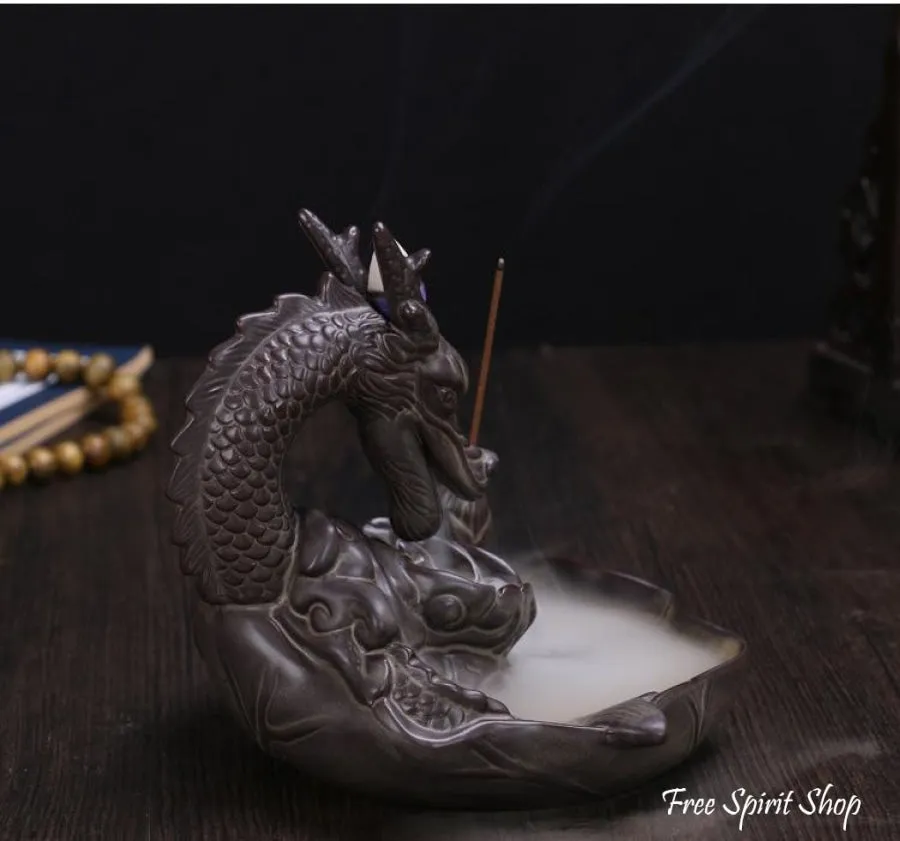 Dragon Ceramic Incense Burner