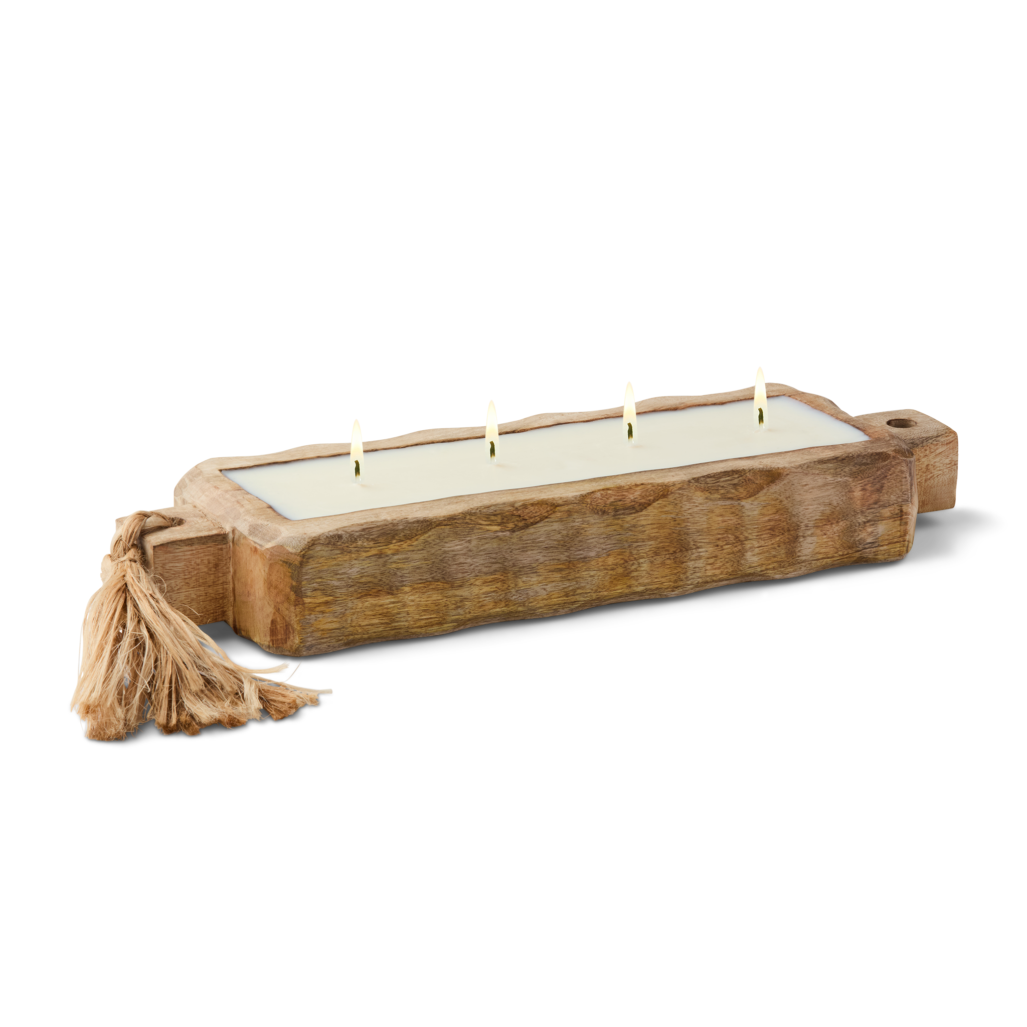 Driftwood Candle Tray 44Oz :: Brown