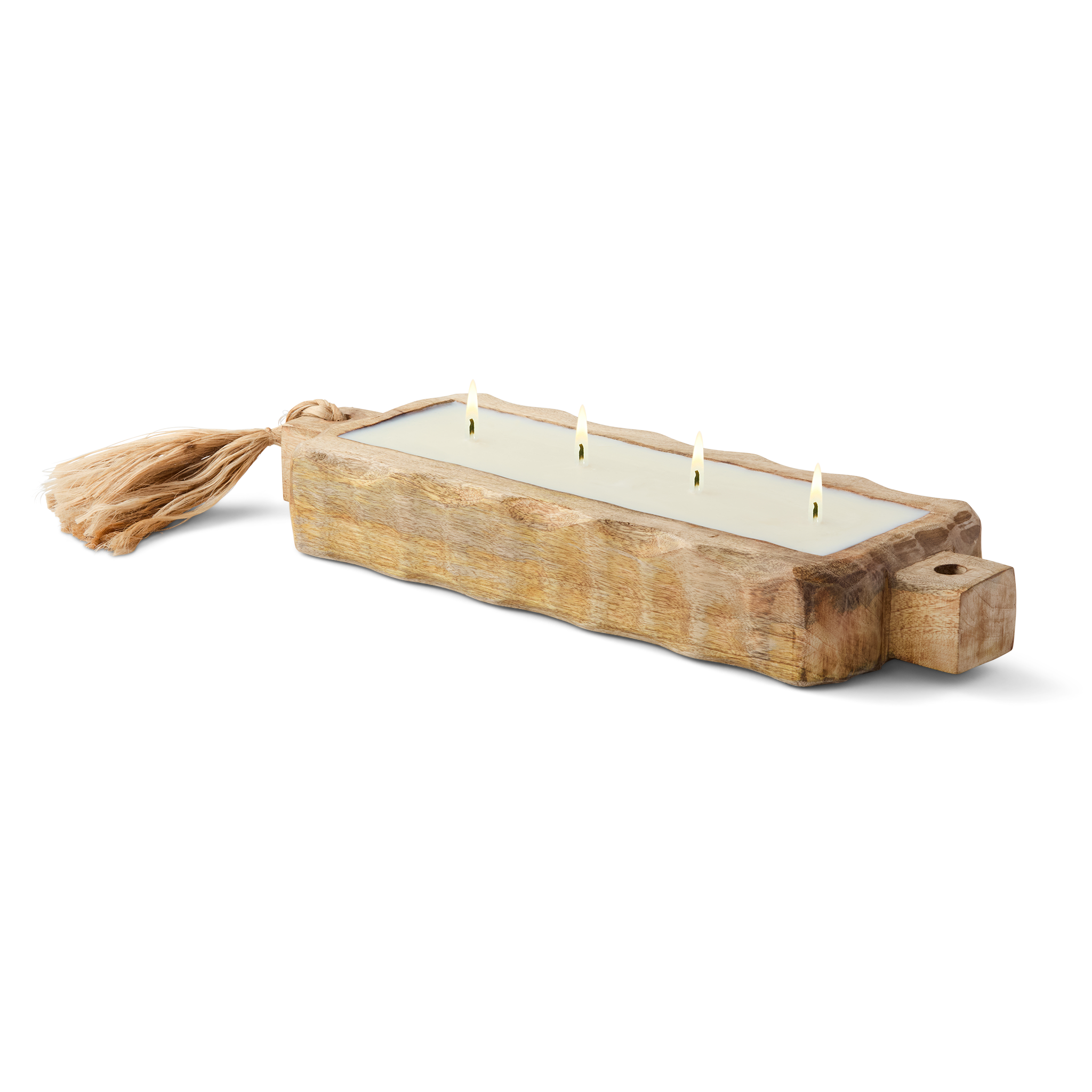 Driftwood Candle Tray 44Oz :: Brown