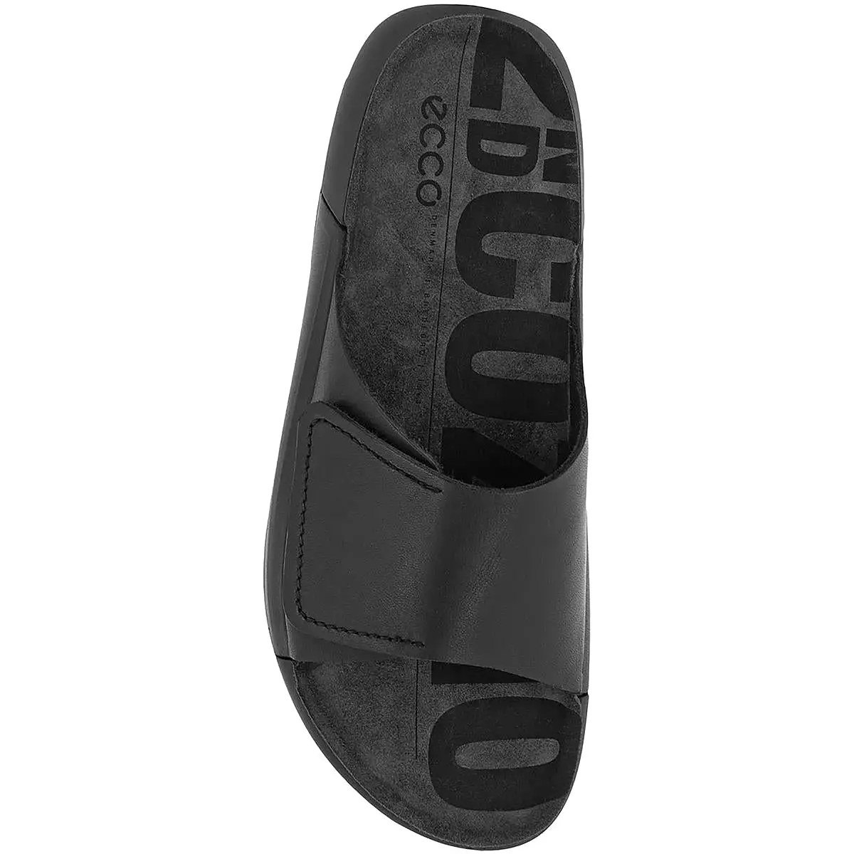 ECCO Womens 2nd Cozmo Leather Slip On Slide Sandals