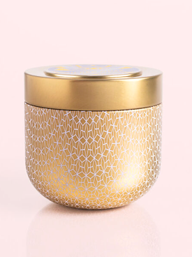 Exotic Basil Gilded Tin Candle 12.5 OZ