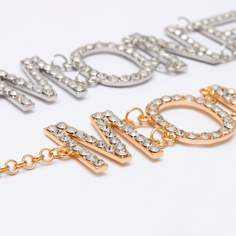 FASHION ''MONEY'' METAL WAIST CHAIN BY18026