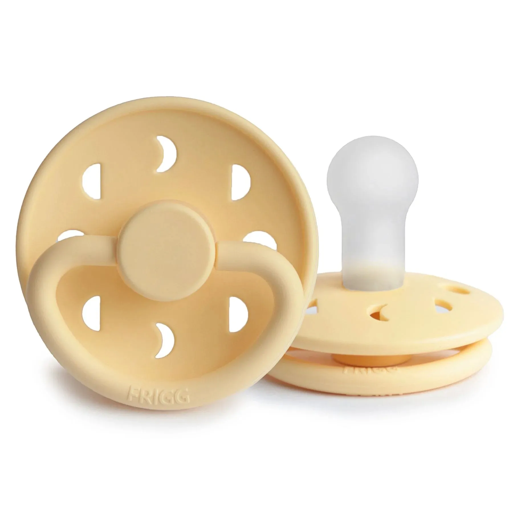 Frigg Pacifier - Moon Phase - Pale Daffodil - Silicone Size 2