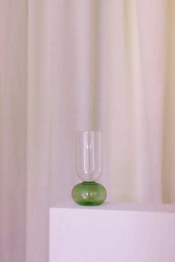 Green Flower Vase - Green