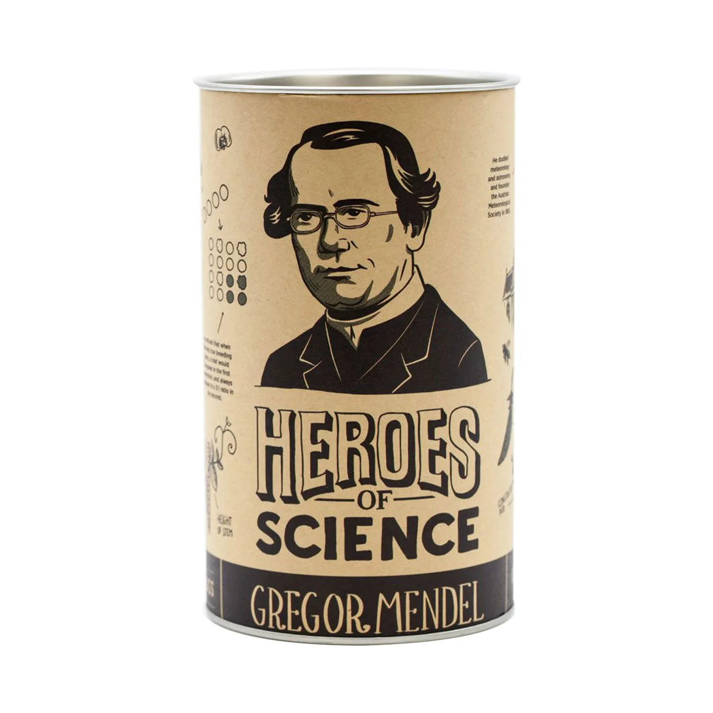 Gregor Mendel Pint Glass