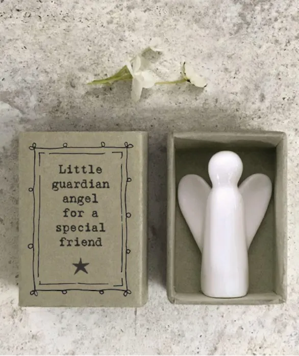 Guardian Angel Keepsake Porcelain in Match Box