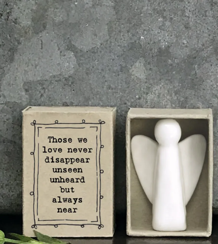 Guardian Angel Keepsake Porcelain in Match Box