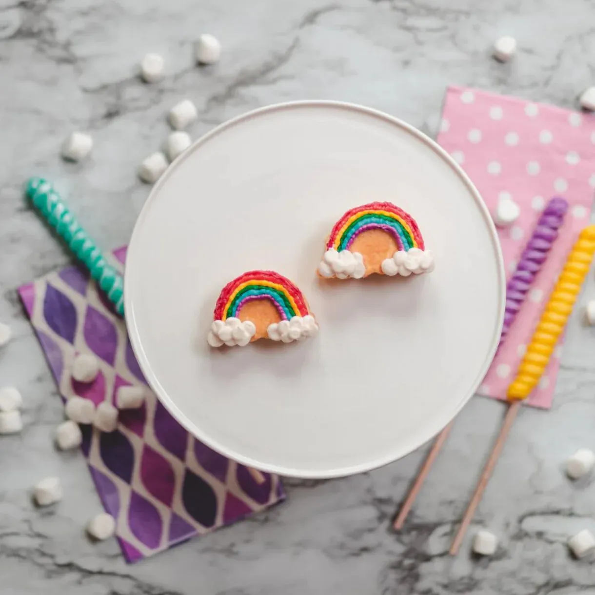 Handstand Kitchen - Rainbows & Unicorns Rainbow Cupcake Mold