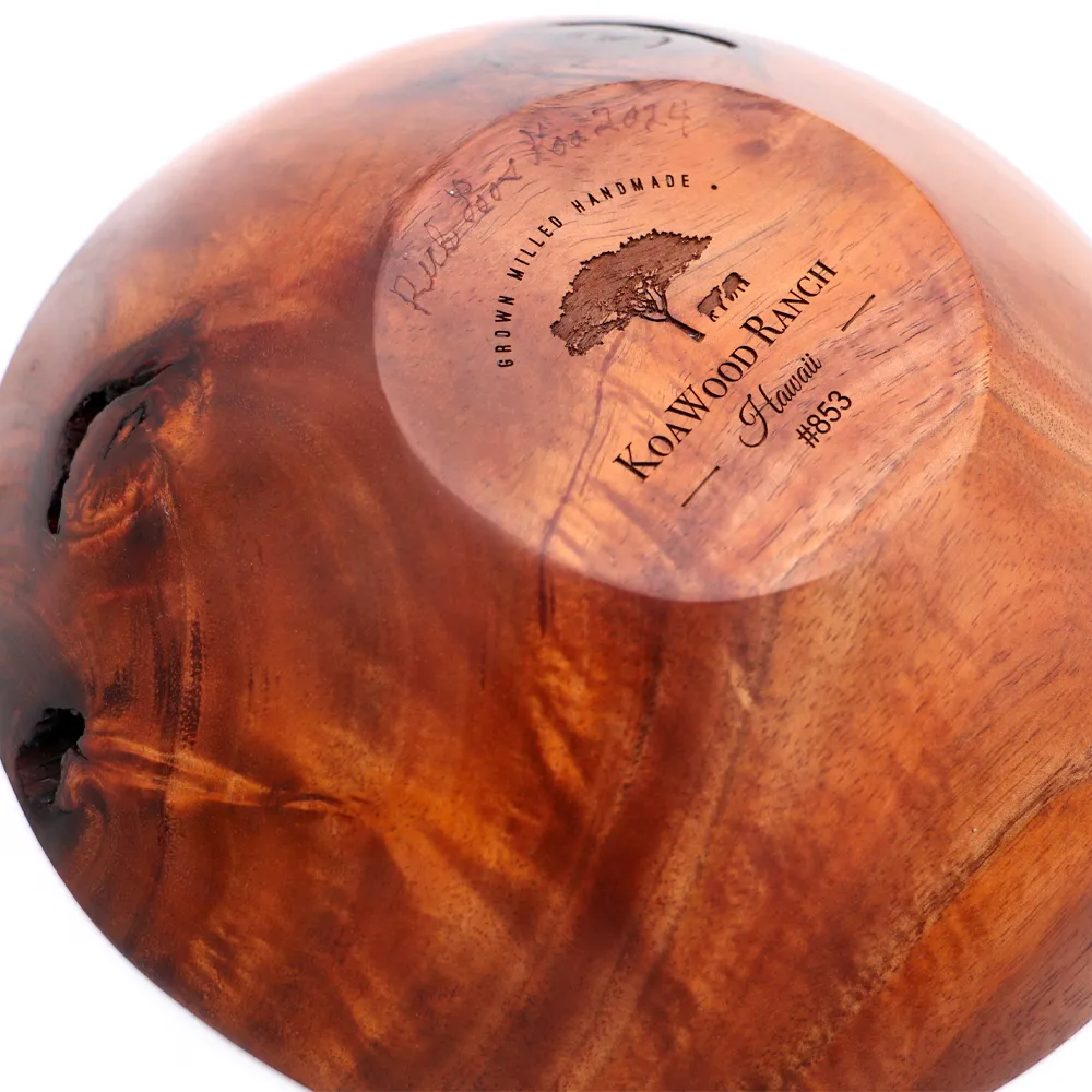 Hawaiian Koa Wood Bowl #853 - Medium