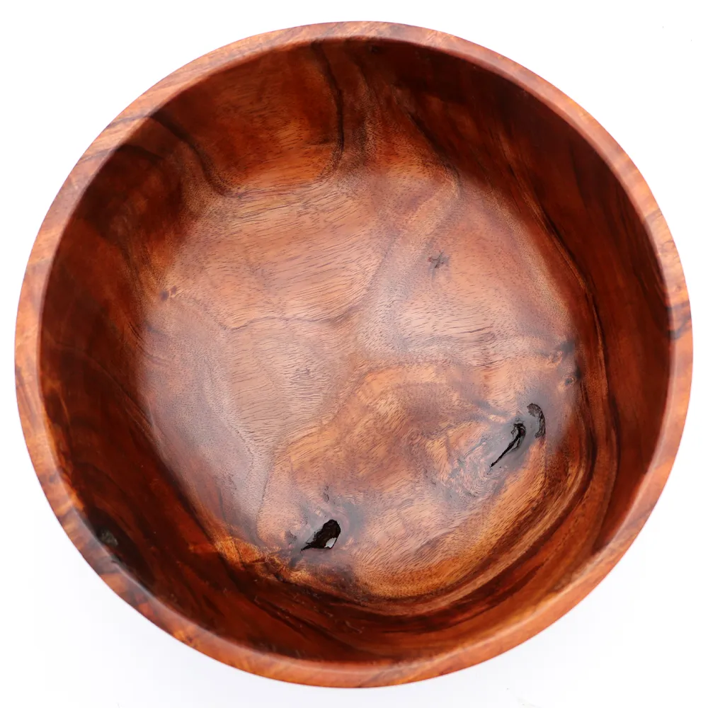 Hawaiian Koa Wood Live Edge Bowl #841 - Large