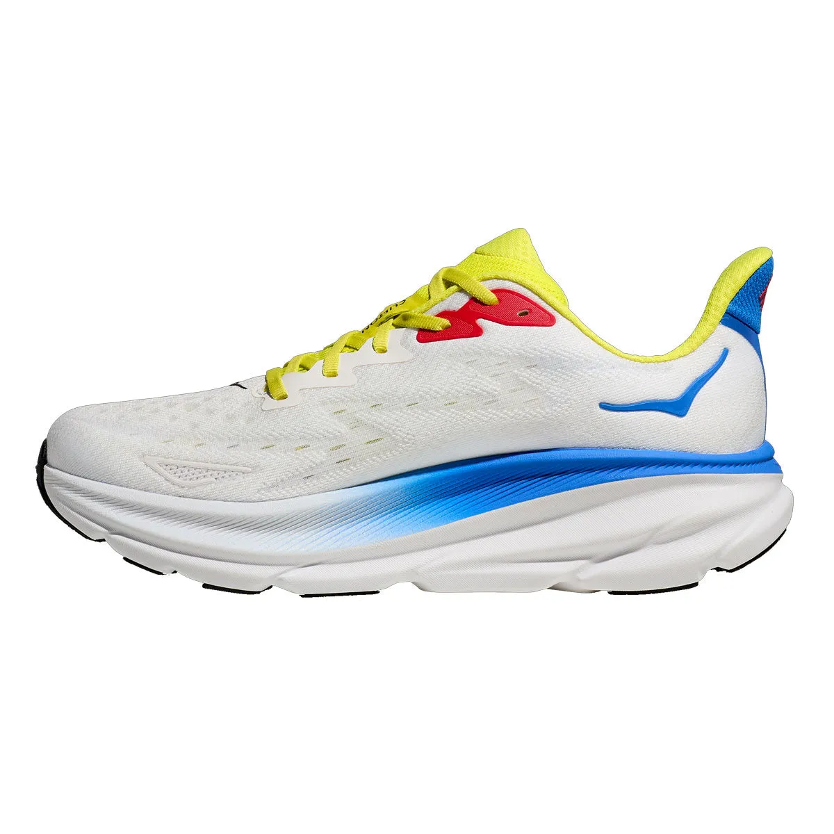 Hoka One One Clifton 9 Running Shoes - Mens - Blanc De Blanc/Virtual Blue