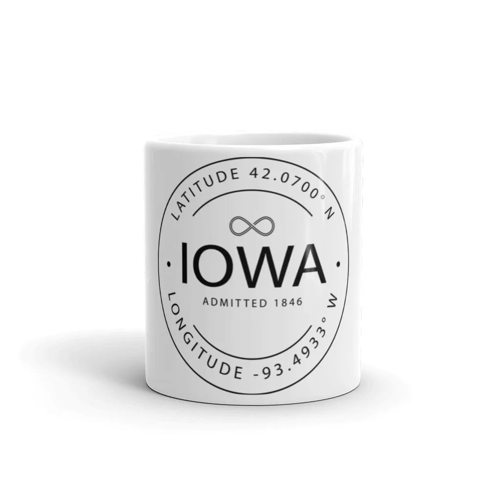 Iowa - Mug - Latitude & Longitude