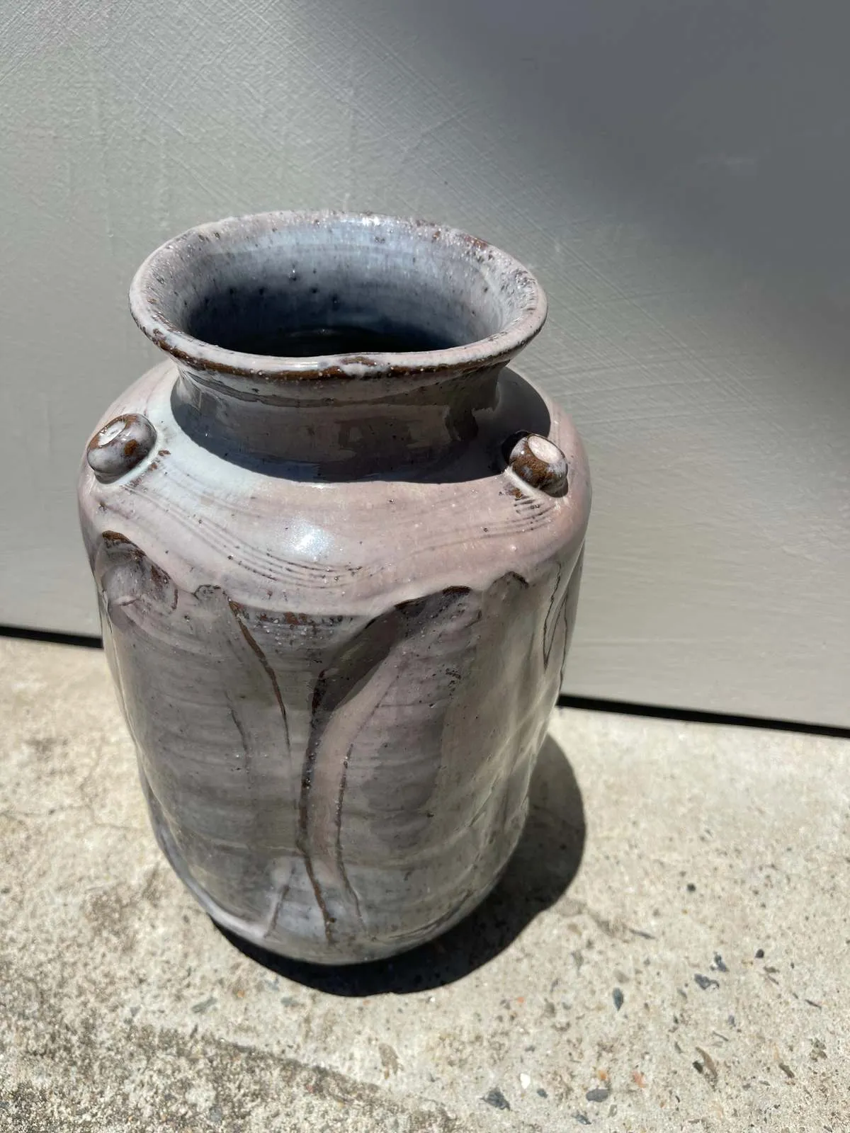 JAPANESE MEDIUM MAUVE VASE - Gray