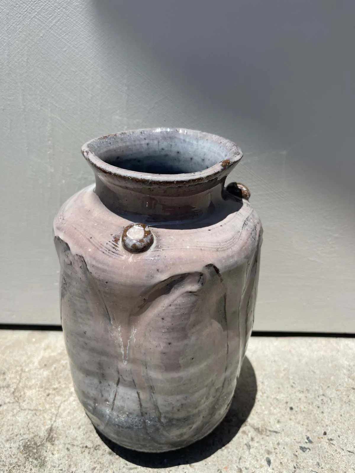 JAPANESE MEDIUM MAUVE VASE - Gray