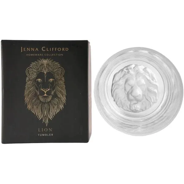 Jenna Clifford -7331 Frosted Lion Whisky Glass