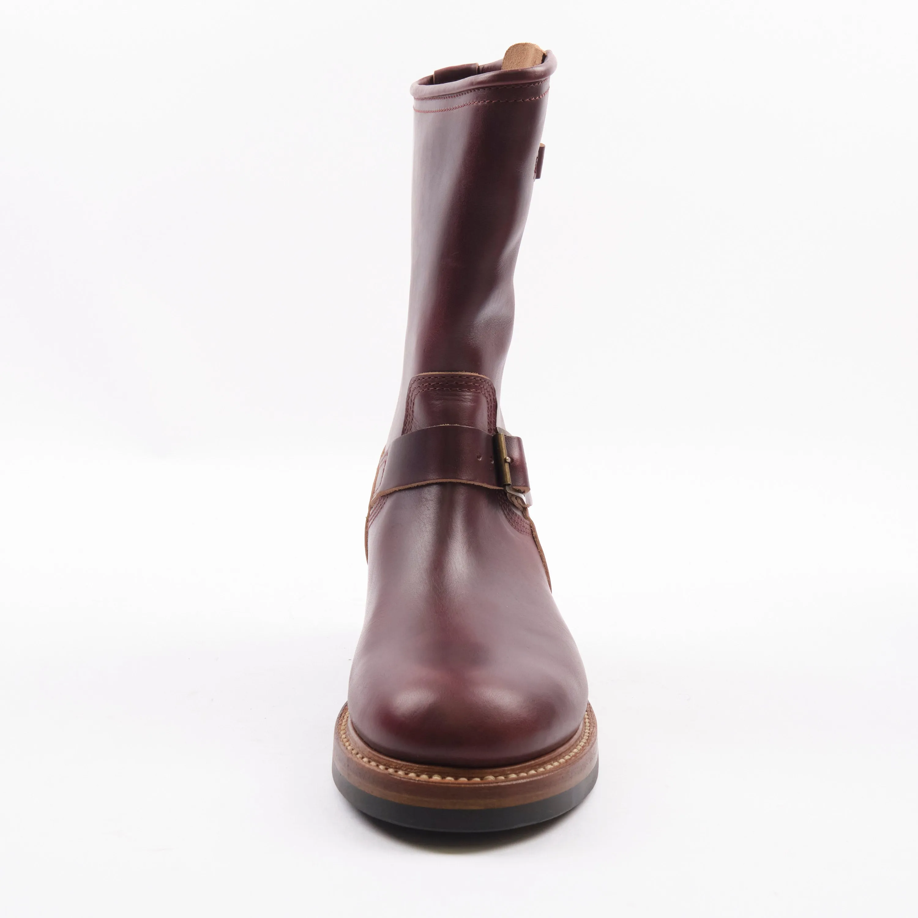 John Lofgren Wabash Engineer Boots Horween Chromexcel Burgundy