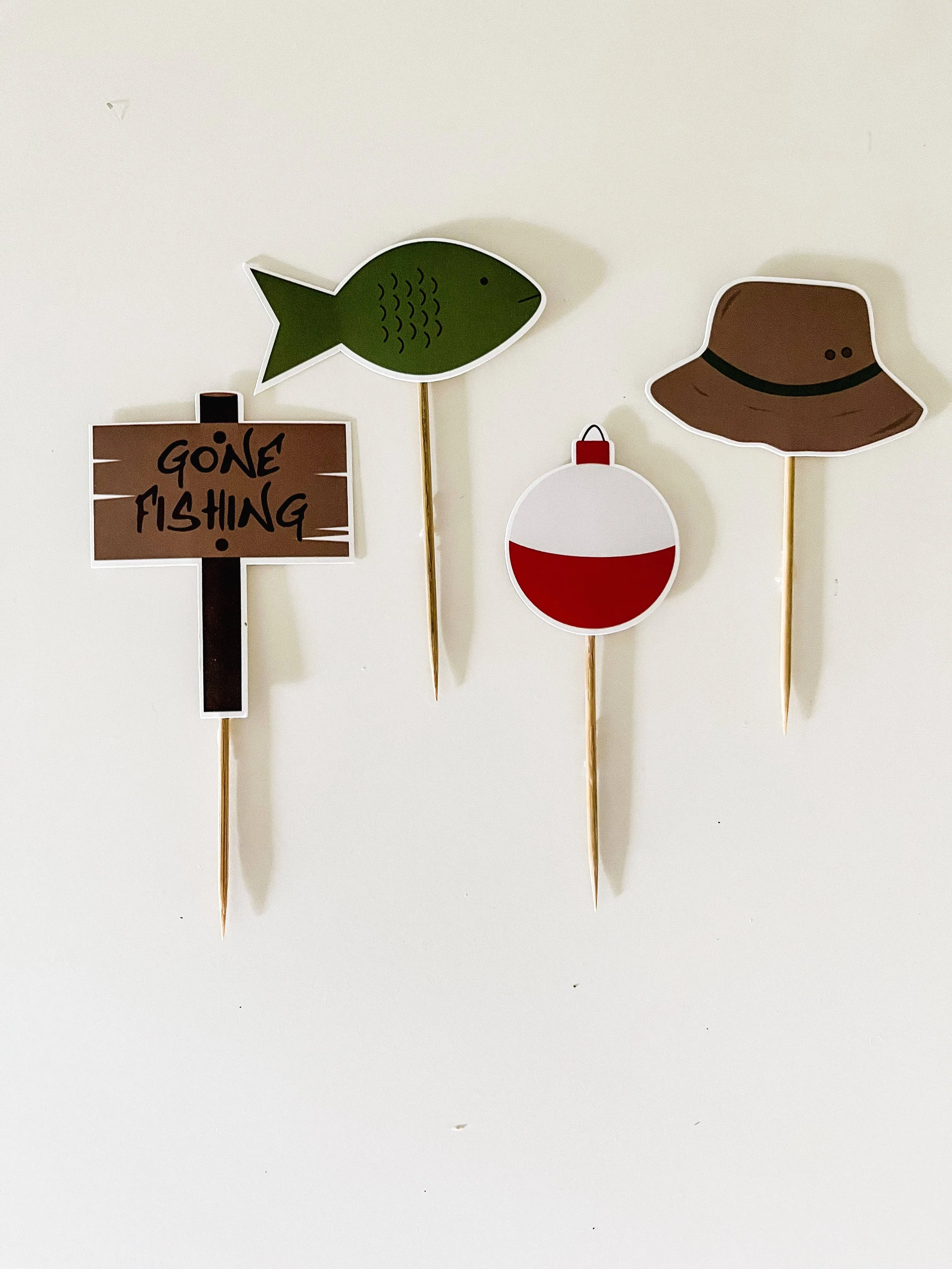 Josi James - Fishing Cupcake Toppers