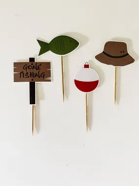 Josi James - Fishing Cupcake Toppers