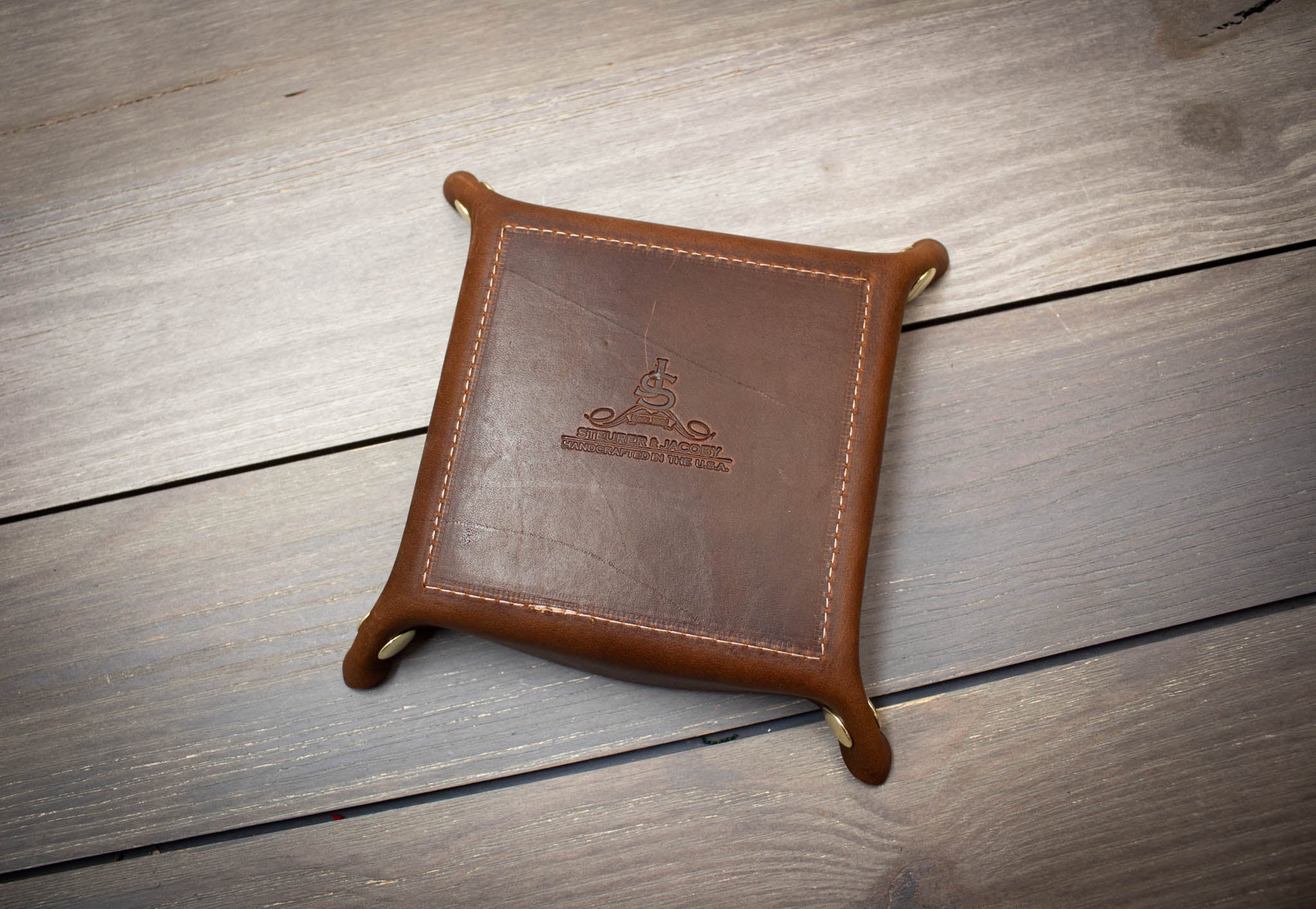 Leather Valet Tray