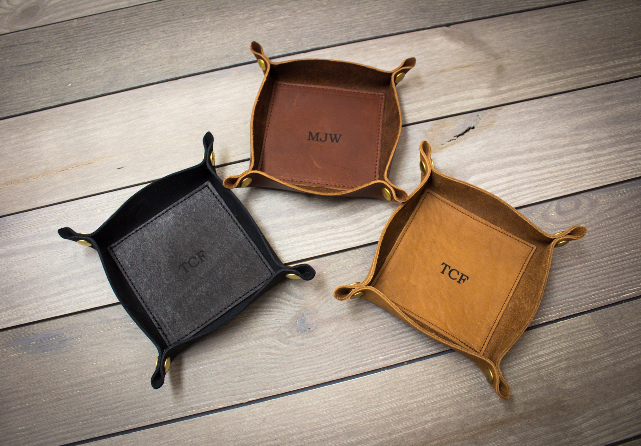 Leather Valet Tray