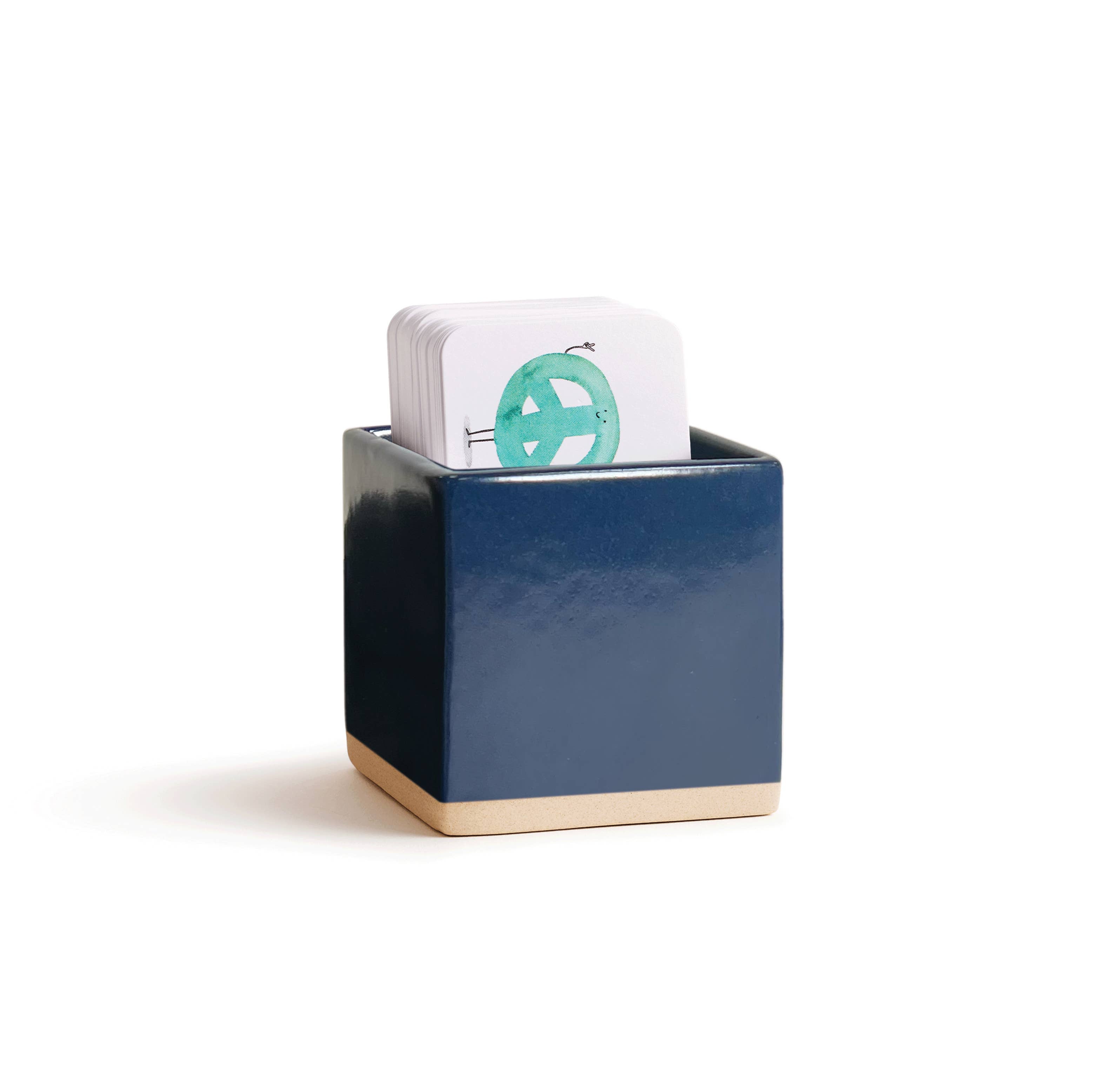 Little Notes Ceramic Holder | Midnight