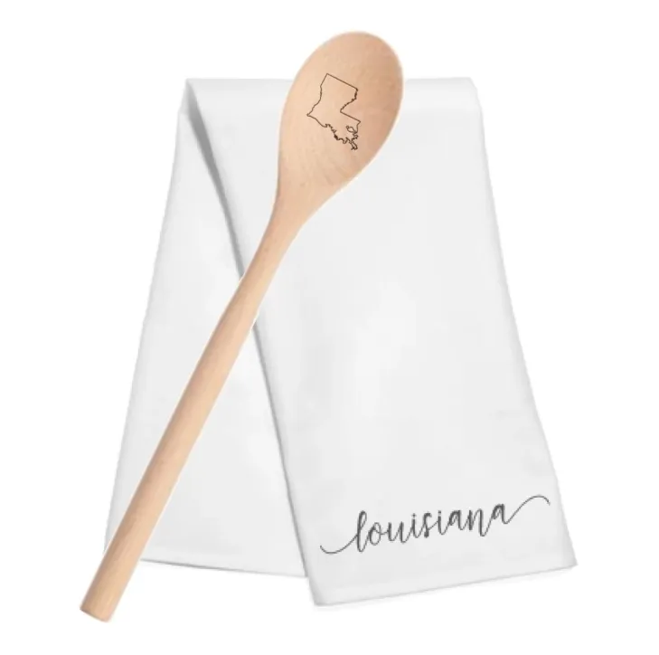 Louisiana Spoon & Towel Set