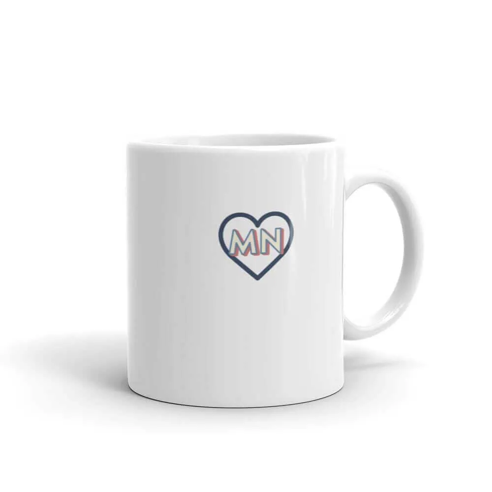 Love Minnesota - Heart MN Coffee Mug