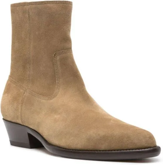 MARANT Delix suede ankle boots Neutrals