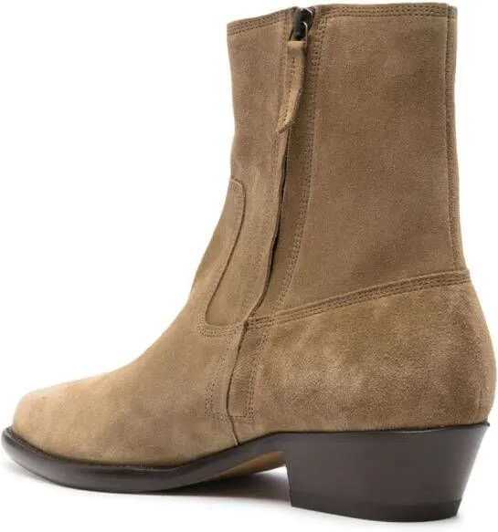 MARANT Delix suede ankle boots Neutrals