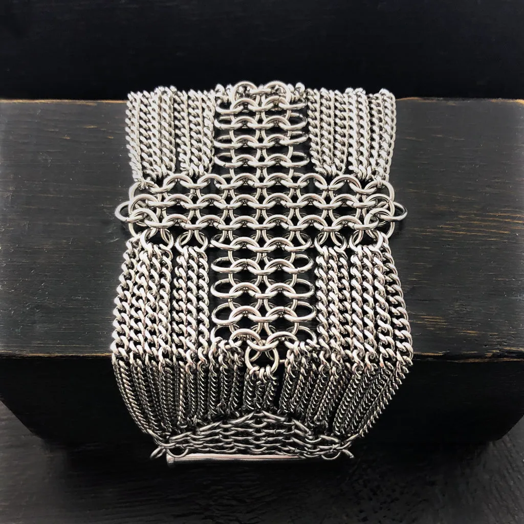 METAL Cross Cuff Bracelet