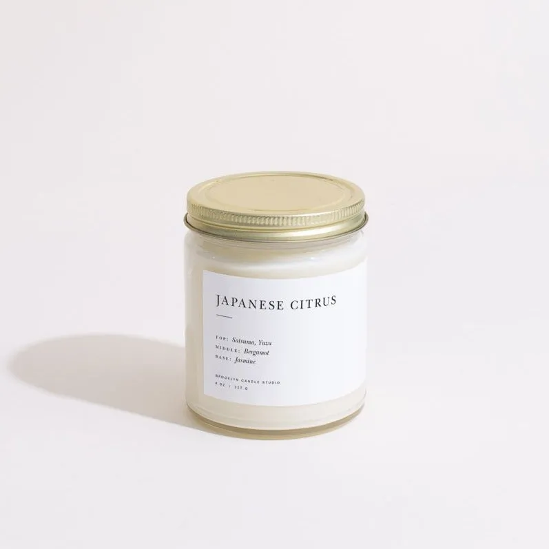 Minimalist Candle in Japanese Citrus