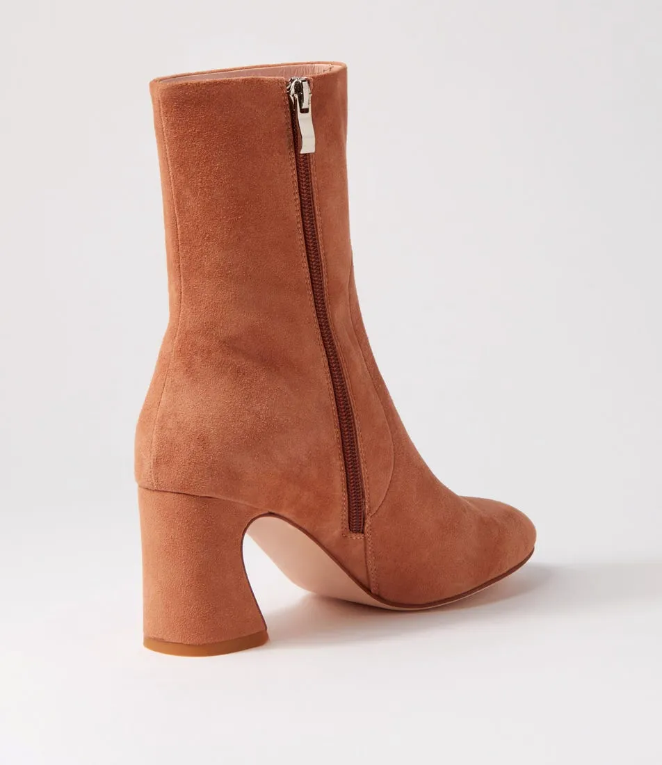 MOLLINI Tahlena Rose Suede Ankle Boots