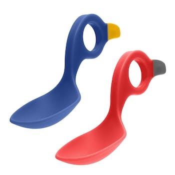 Multi grip spoon red/blue