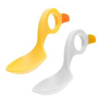 Multi grip spoon yellow / white